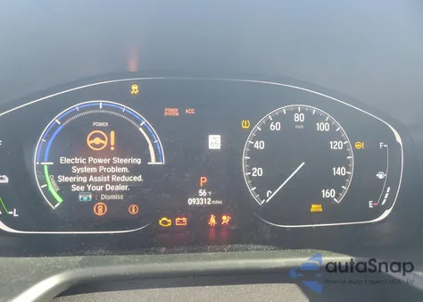 2019 Honda Accord Touring Hybrid из США, поврежденный, VIN 1HGCV3F98KA000445